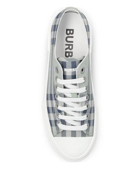 Burberry checked sneakers - Grey