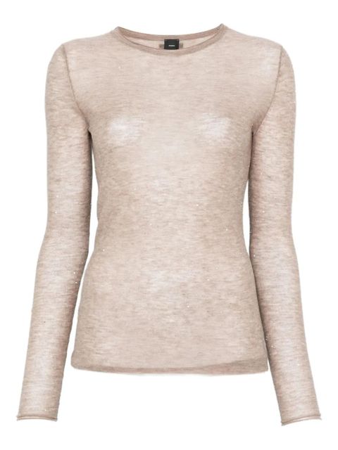 PINKO embellished top - Neutrals - zdjęcie produktu nr 1