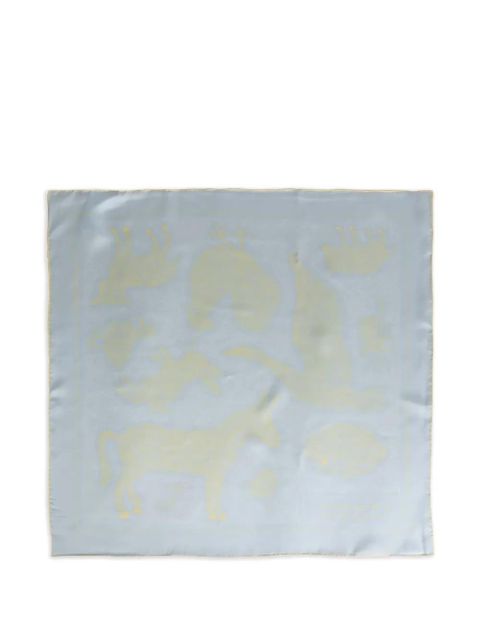 Jacquemus animal-print scarf - Blue - zdjęcie produktu nr 1