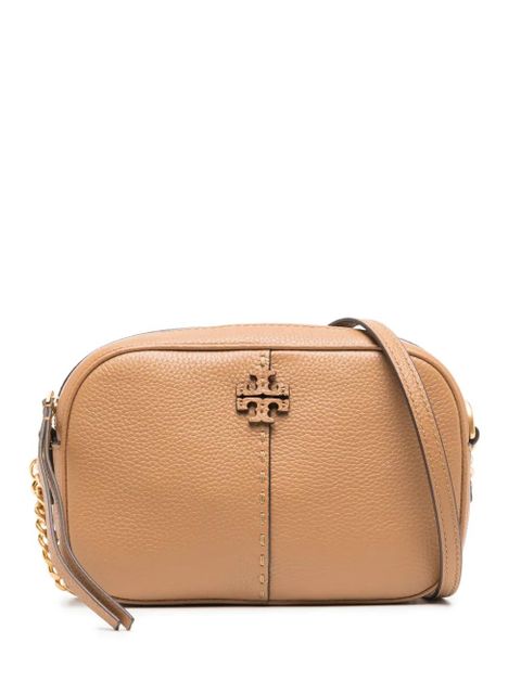 Tory Burch McGraw leather camera bag - Neutrals - zdjęcie produktu nr 1