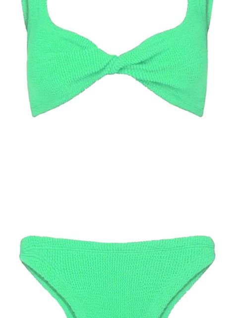 Hunza G Juno crinkle bikini - Green