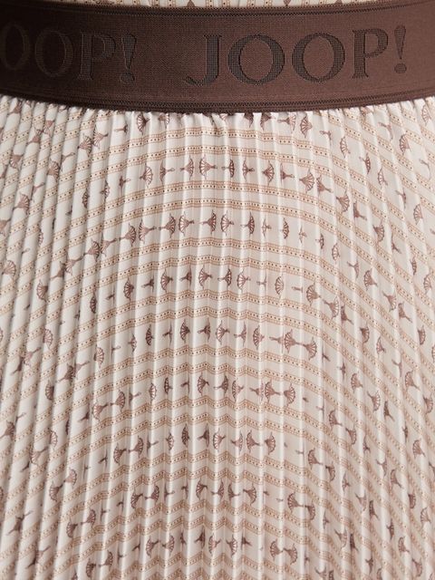 Joop! spódnica kolor beżowy maxi rozkloszowana 30048632