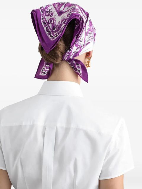 Dolce & Gabbana stretch-cotton shirt - White