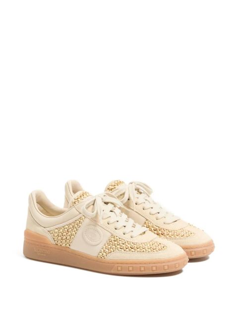 Valentino Garavani Upvillage woven VLogo sneakers - Neutrals