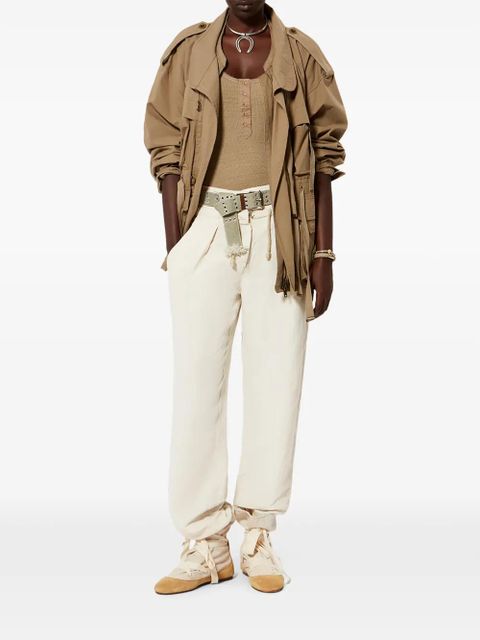 ISABEL MARANT Sharon drawstring trousers - Neutrals - zdjęcie produktu nr 2