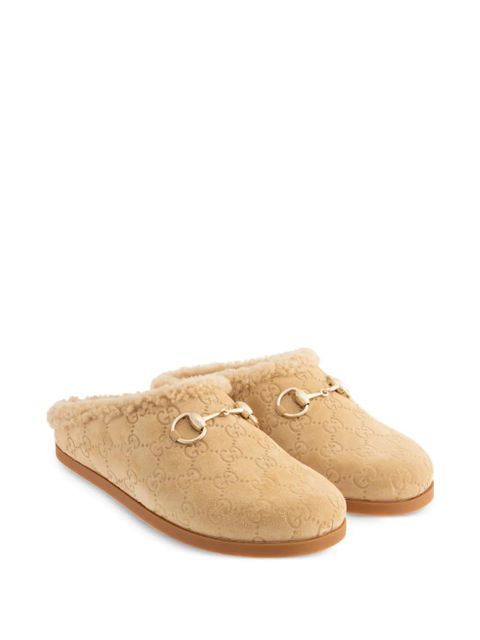 Gucci New Sol suede mules - Neutrals - zdjęcie produktu nr 2
