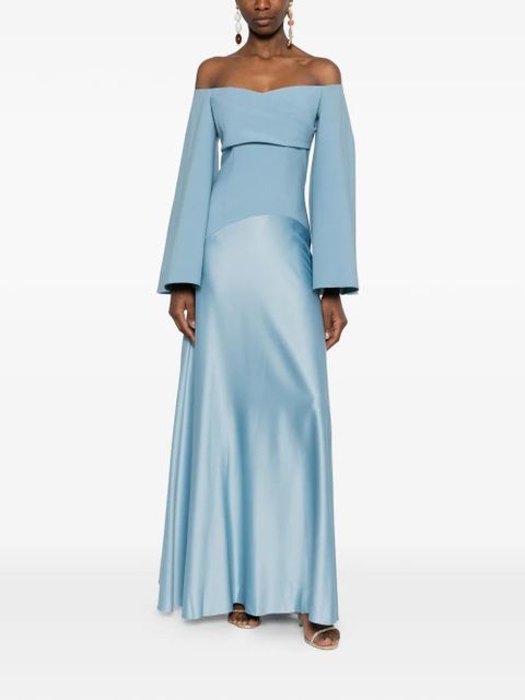 Solace London Rina maxi dress - Blue