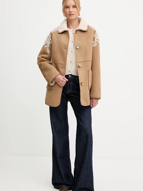 Twinset kardigan damski kolor beżowy 252TP3583 - zdjęcie produktu nr 2