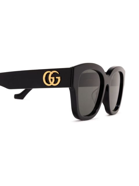 Gucci Eyewear Double G wayfarer-frame sunglasses - Black