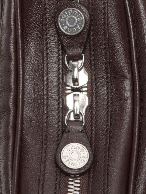 Acne Studios Camero Party key-charm leather shoulder bag - Brown