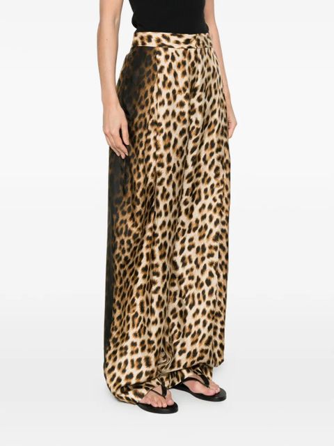 Sportmax leopard trousers - Neutrals