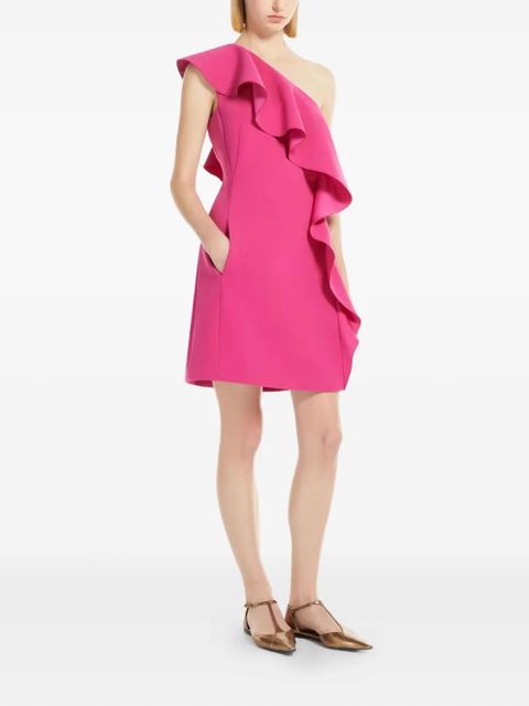 Max Mara one-shoulder ruffled dress - Pink - zdjęcie produktu nr 2