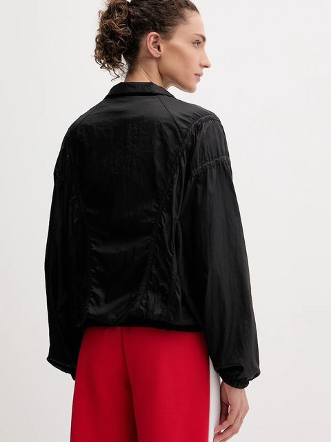 Puma kurtka kolor czarny przejściowa oversize 632148