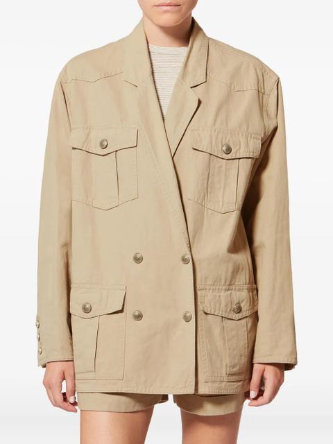 MARANT ÉTOILE Nevla double-breasted jacket - Neutrals - zdjęcie produktu nr 2