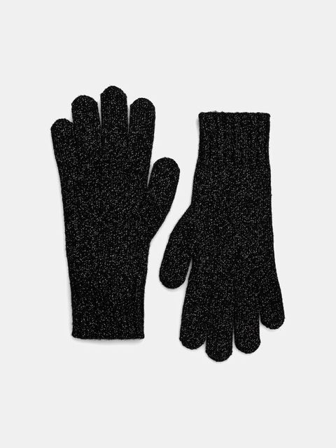Armani Exchange rękawiczki z dodatkiem wełny damskie kolor czarny XW001521 AF16181 - zdjęcie produktu nr 1
