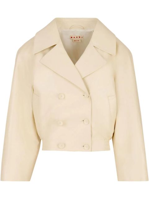 Marni double-breasted jacket - Neutrals - zdjęcie produktu nr 1