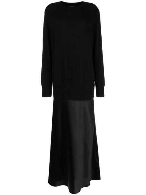 Christopher Esber Monument layered cashmere dress - Black - zdjęcie produktu nr 1
