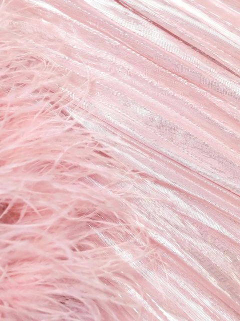 Self-Portrait embellished midi dress - Pink