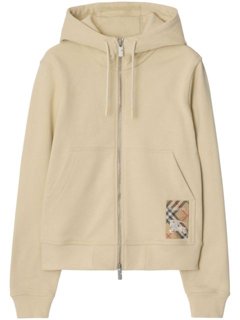 Burberry Check Label hoodie - Neutrals - zdjęcie produktu nr 1