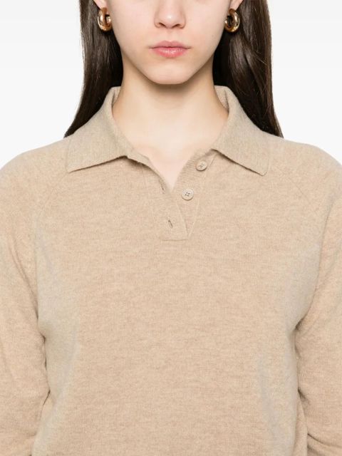 Maison Margiela wool polo top - Neutrals