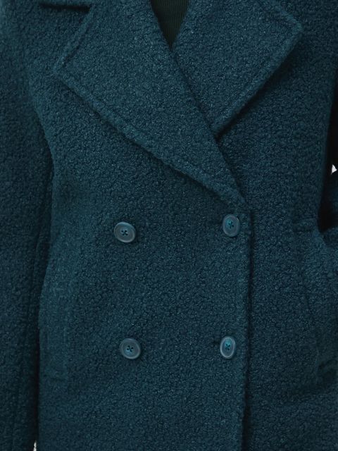 Medicine płaszcz damski kolor turkusowy