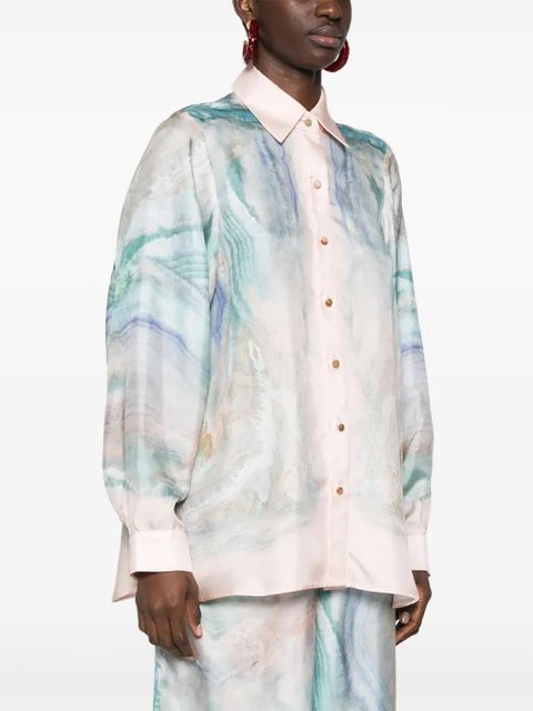 ZIMMERMANN The Illuminate shirt - Blue - zdjęcie produktu nr 2