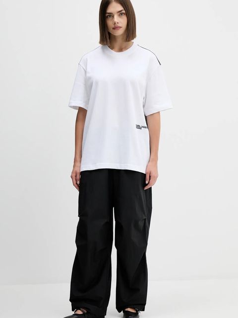 Karl Lagerfeld Jeans t-shirt bawełniany - zdjęcie produktu nr 1