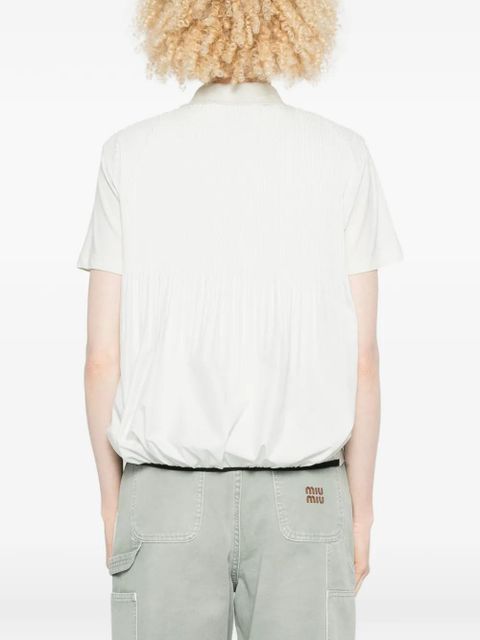 Moncler logo-patch polo top - Green