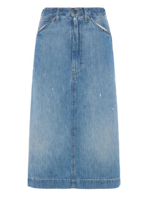 Maison Margiela denim midi skirt - Blue - zdjęcie produktu nr 1