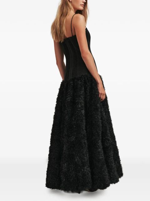 Aje Colette spaghetti-strap maxi dress - Black