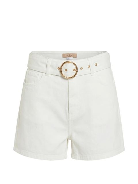 TWINSET belted shorts - White - zdjęcie produktu nr 1
