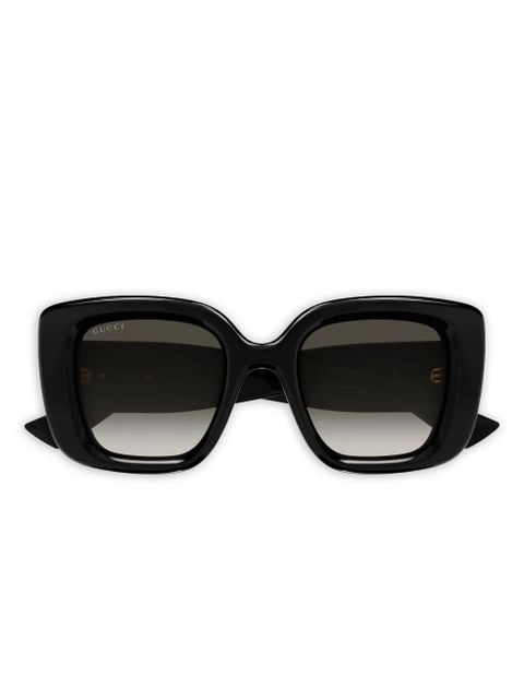 Gucci Eyewear GG1975S geometric sunglasses - Black - zdjęcie produktu nr 1