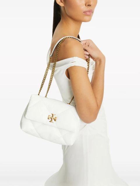 Tory Burch small Kira diamond-quilted convertible shoulder bag - White - zdjęcie produktu nr 2