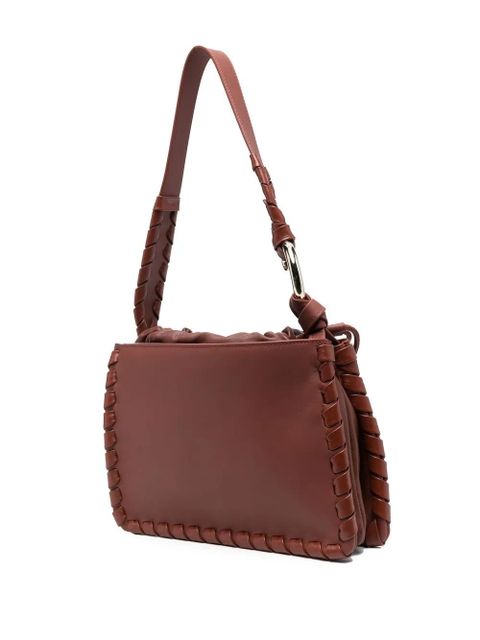 Chloé Tess leather shoulder bag - Brown - zdjęcie produktu nr 2