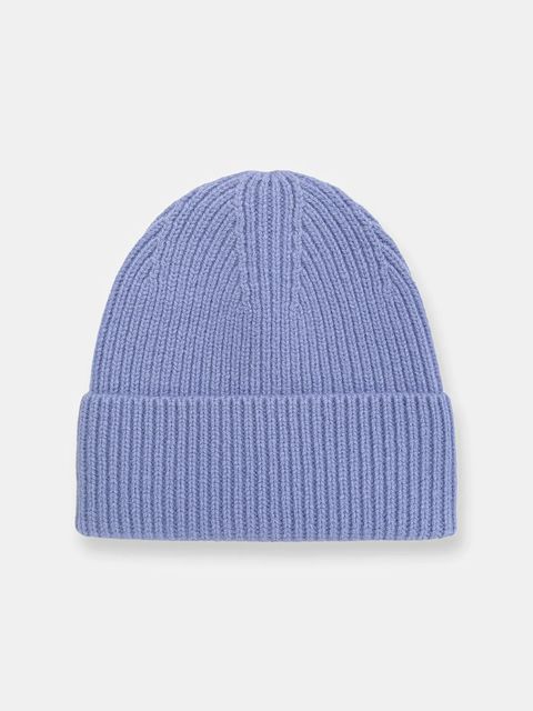 Answear.LAB czapka wełniana kolor niebieski - zdjęcie produktu nr 1