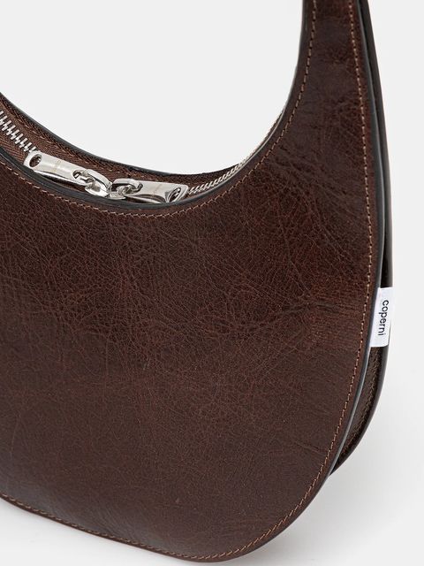 Coperni torebka skórzana Soft Swipe kolor brązowy COPBA108F6064