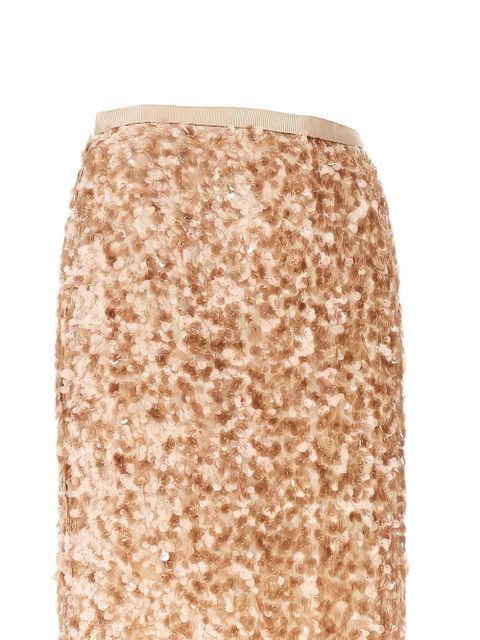 Weekend Max Mara ribbon waistband midi skirt - Gold - zdjęcie produktu nr 2