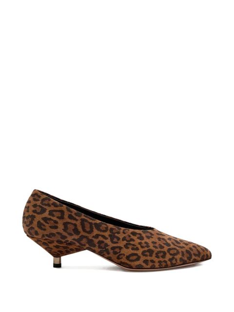 MARANT ÉTOILE Ebisa leopard-print suede pumps - Brown - zdjęcie produktu nr 2