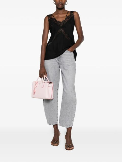 PINKO lace-trim top - Black - zdjęcie produktu nr 2