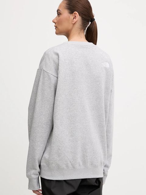 The North Face bluza Essential damska kolor szary melanżowa NF0A89EPDYX1