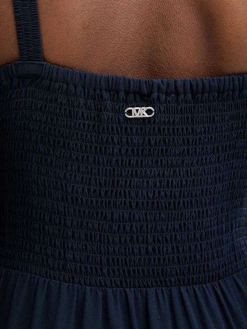 MICHAEL Michael Kors sukienka kolor granatowy maxi rozkloszowana MR683C57R3