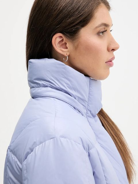 Tommy Jeans kurtka puchowa kolor fioletowy zimowa DW0DW22040