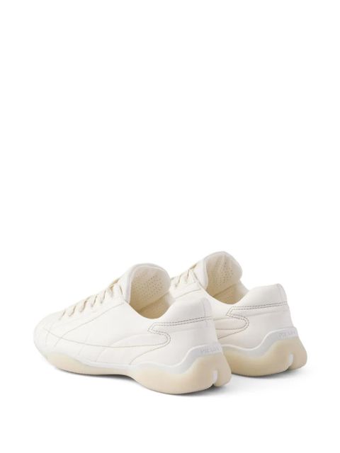 Prada leather sneakers - Neutrals - zdjęcie produktu nr 2