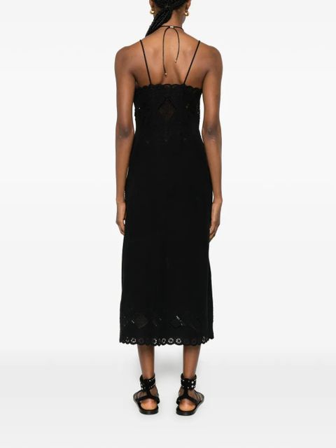 ISABEL MARANT Nelsane buttoned midi dress - Black