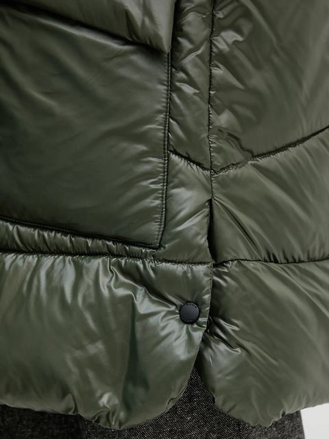 Geox kurtka SERILDA kolor zielony zimowa W5628G T3121