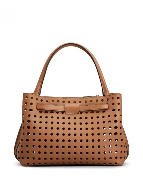 Tod's cutout top handle tote bag - Brown - zdjęcie produktu nr 2