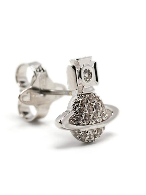 Vivienne Westwood Tamia Orb stud earrings - Silver - zdjęcie produktu nr 2