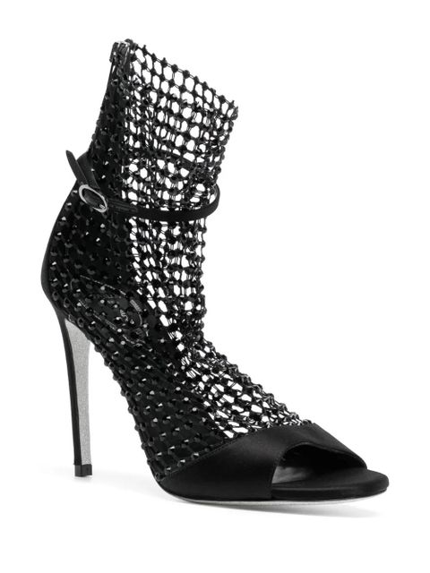 René Caovilla Galaxia 100mm crystal-embellished sandals - Black - zdjęcie produktu nr 2
