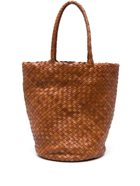 DRAGON DIFFUSION Jacky woven tote bag - Brown - zdjęcie produktu nr 1