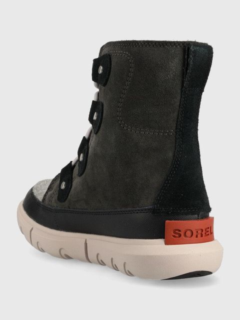 Sorel śniegowce zamszowe Explorer II Joan F kolor czarny